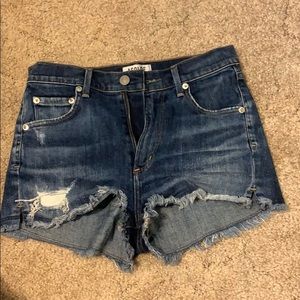 agolde jaden shorts